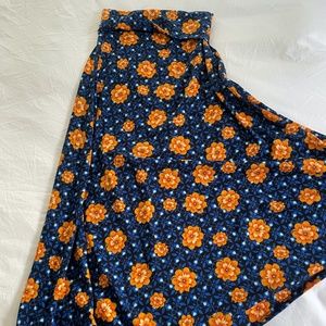 Orange Flower Skirt/Dress